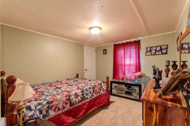 a view of a golf course with a garden