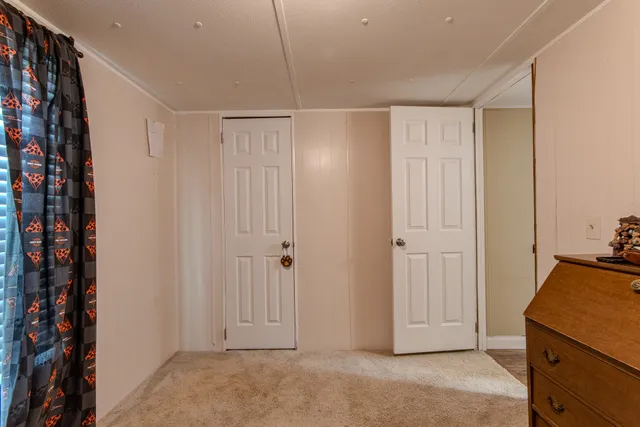 a view of a city with an ocean view