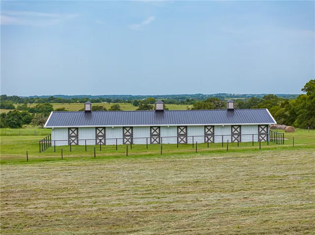 a aerial view of a house