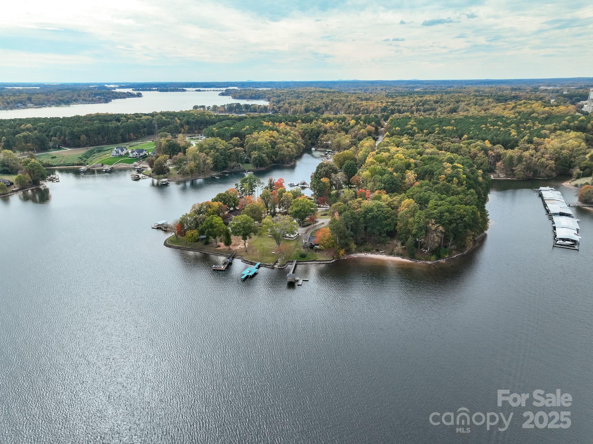 9115 Clement Circle Terrell, NC 28682 - Photo 2 of 48 an aerial view of a house with a lake view