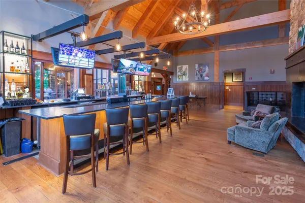 a view of yard with outdoor seating