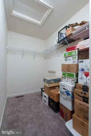 a room with storage and utility