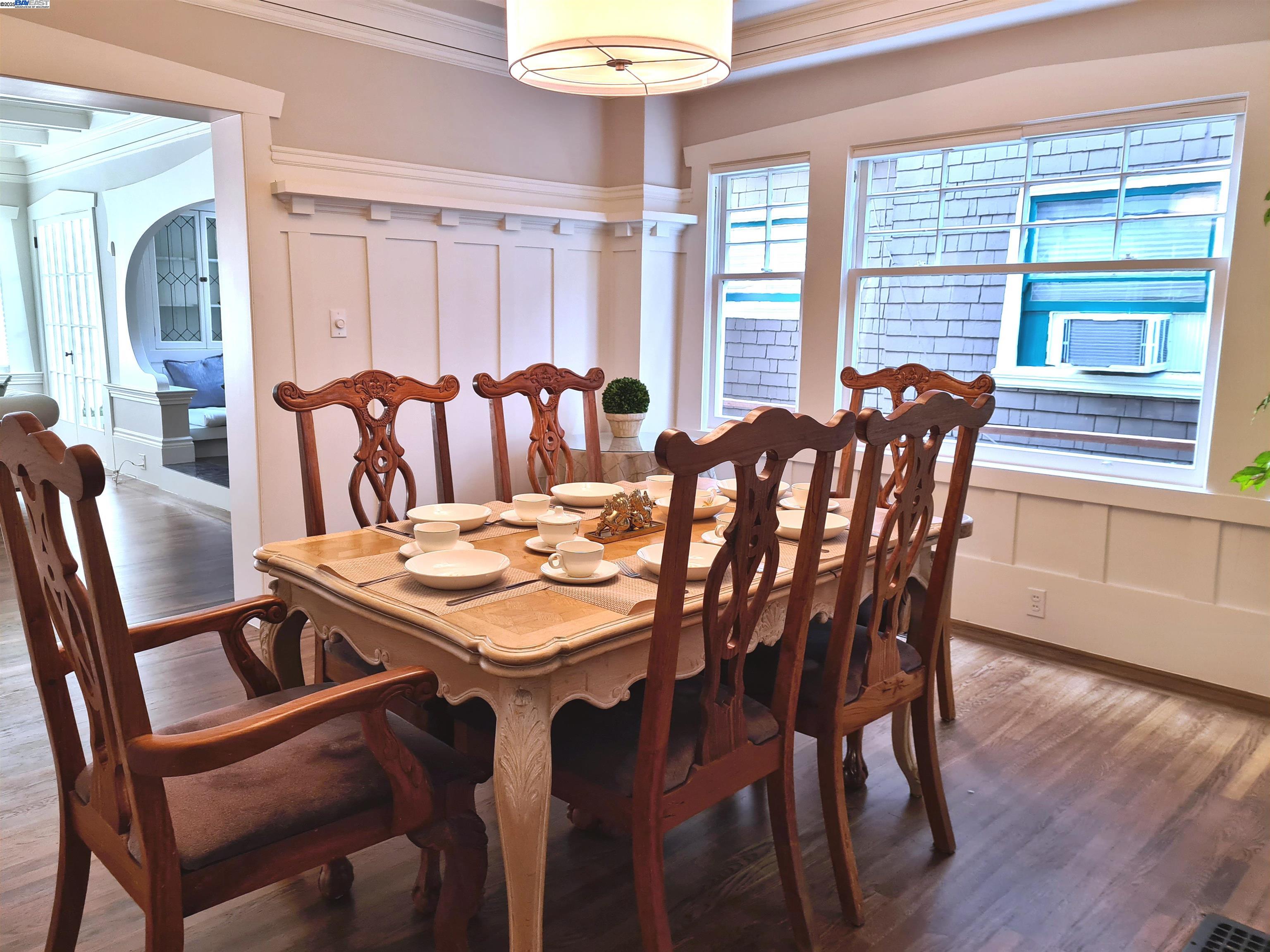 3103 Central Alameda, CA 94501 - Photo 11 of 50 a view of a dining room with furniture window and wooden floor