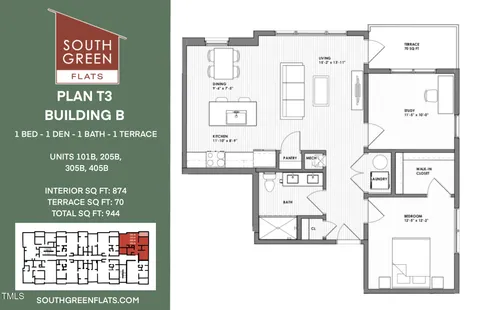 $408,500 | 130 Two Hills Drive, Unit 101B, Carrboro, NC 27510