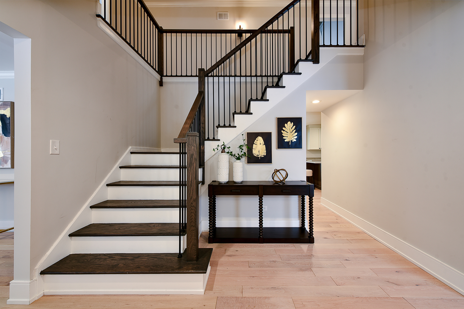 688 Thompson's Way Inverness, IL 60067 - Photo 18 of 34 a view of entryway and hall with wooden floor