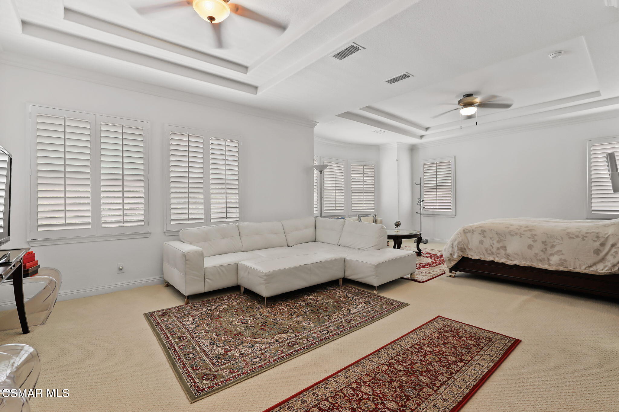 20253 Vía Galileo Porter Ranch, CA 91326 - Photo 28 of 41 a bedroom with furniture and a couch