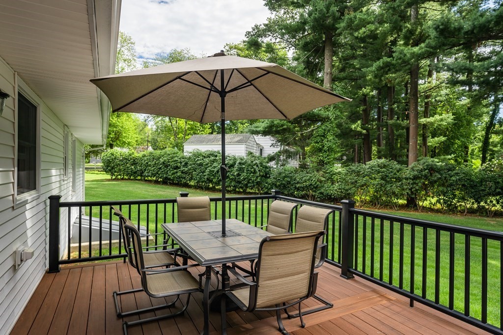 2 East Colonial Road Wilbraham, MA 01095 - Photo 25 of 42 a view of a deck with furniture and a deck