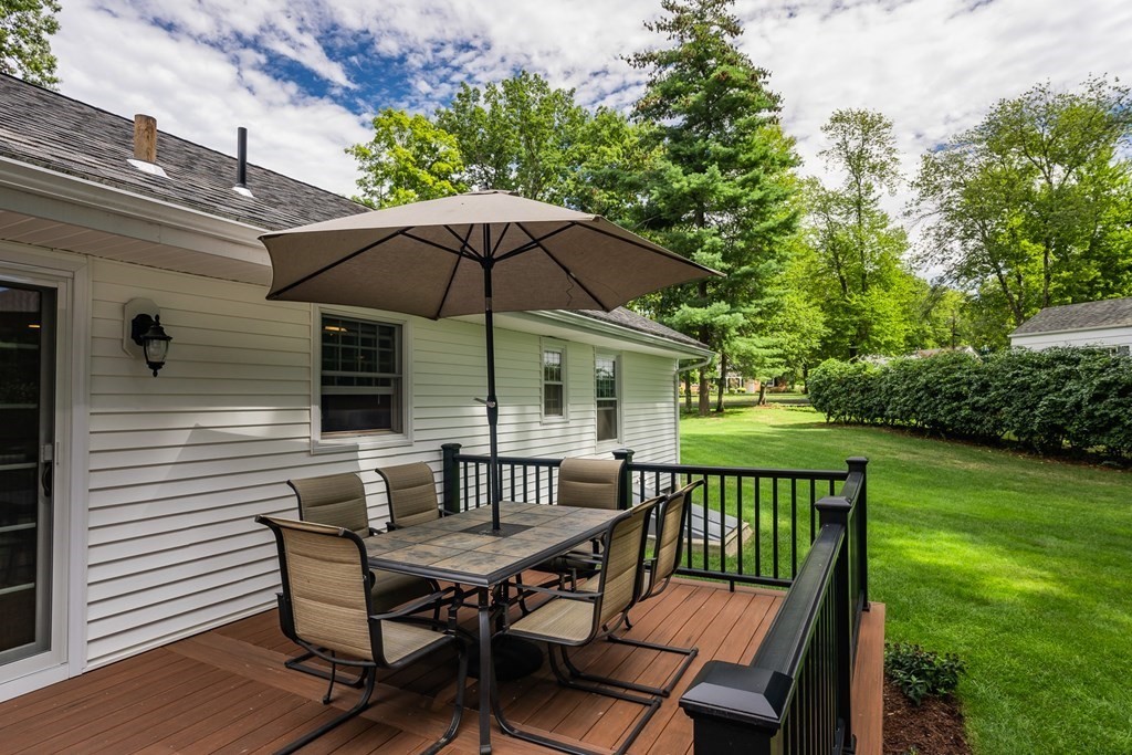 2 East Colonial Road Wilbraham, MA 01095 - Photo 26 of 42 a view of a deck with furniture