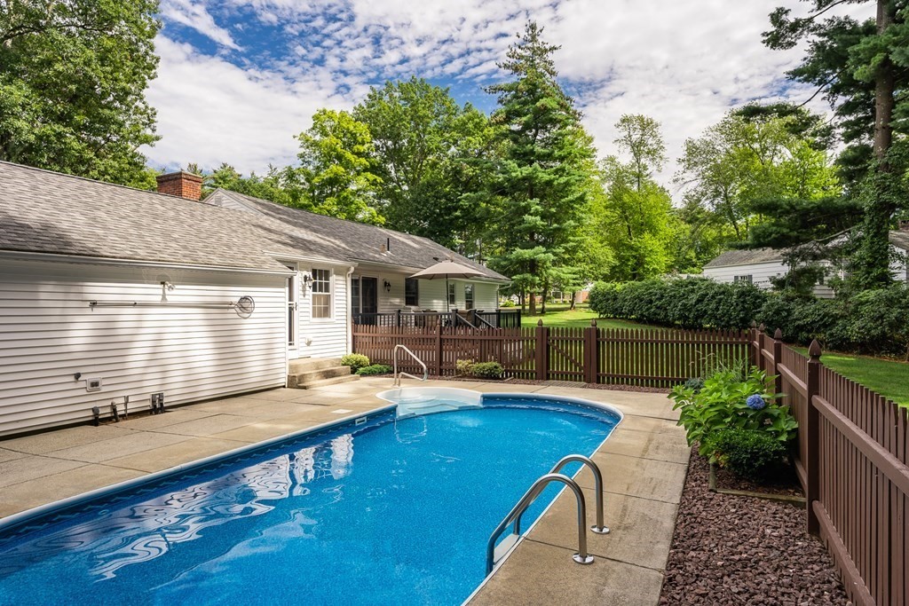 2 East Colonial Road Wilbraham, MA 01095 - Photo 31 of 42 a house view with a sitting space and garden