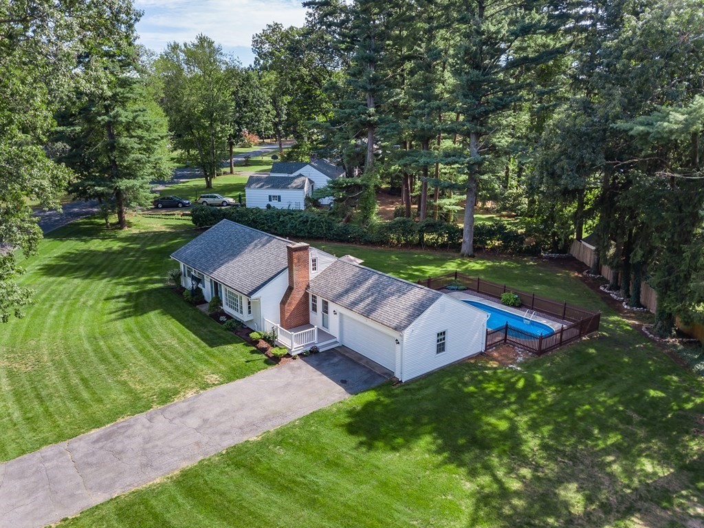 2 East Colonial Road Wilbraham, MA 01095 - Photo 41 of 42 an aerial view of a house with yard