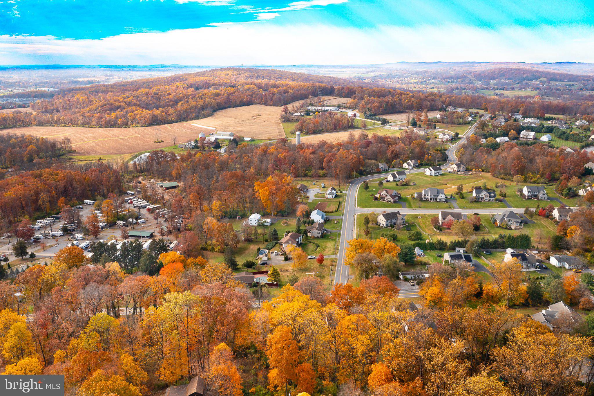 303 West Swartzville Road Reinholds, PA 17569 - Photo 11 of 17 an aerial view of residential houses with outdoor space