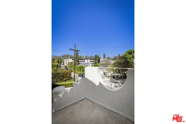 a view of a living room with furniture