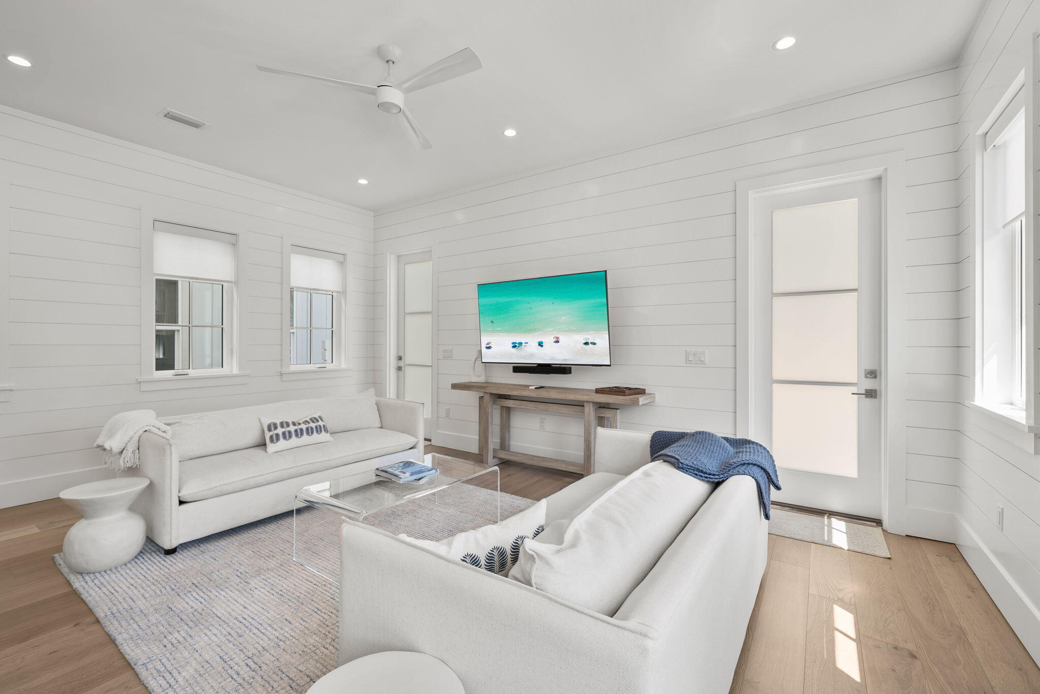 69 Trigger Trail Inlet Beach Inlet Beach, FL 32461 - Photo 12 of 50 a living room with furniture and a flat screen tv