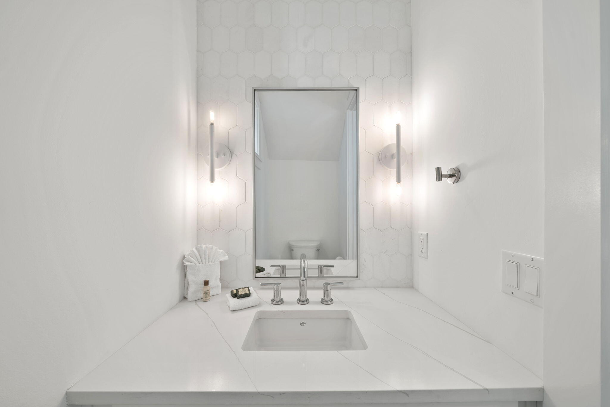 69 Trigger Trail Inlet Beach Inlet Beach, FL 32461 - Photo 14 of 50 a bathroom with a bathtub sink and mirror