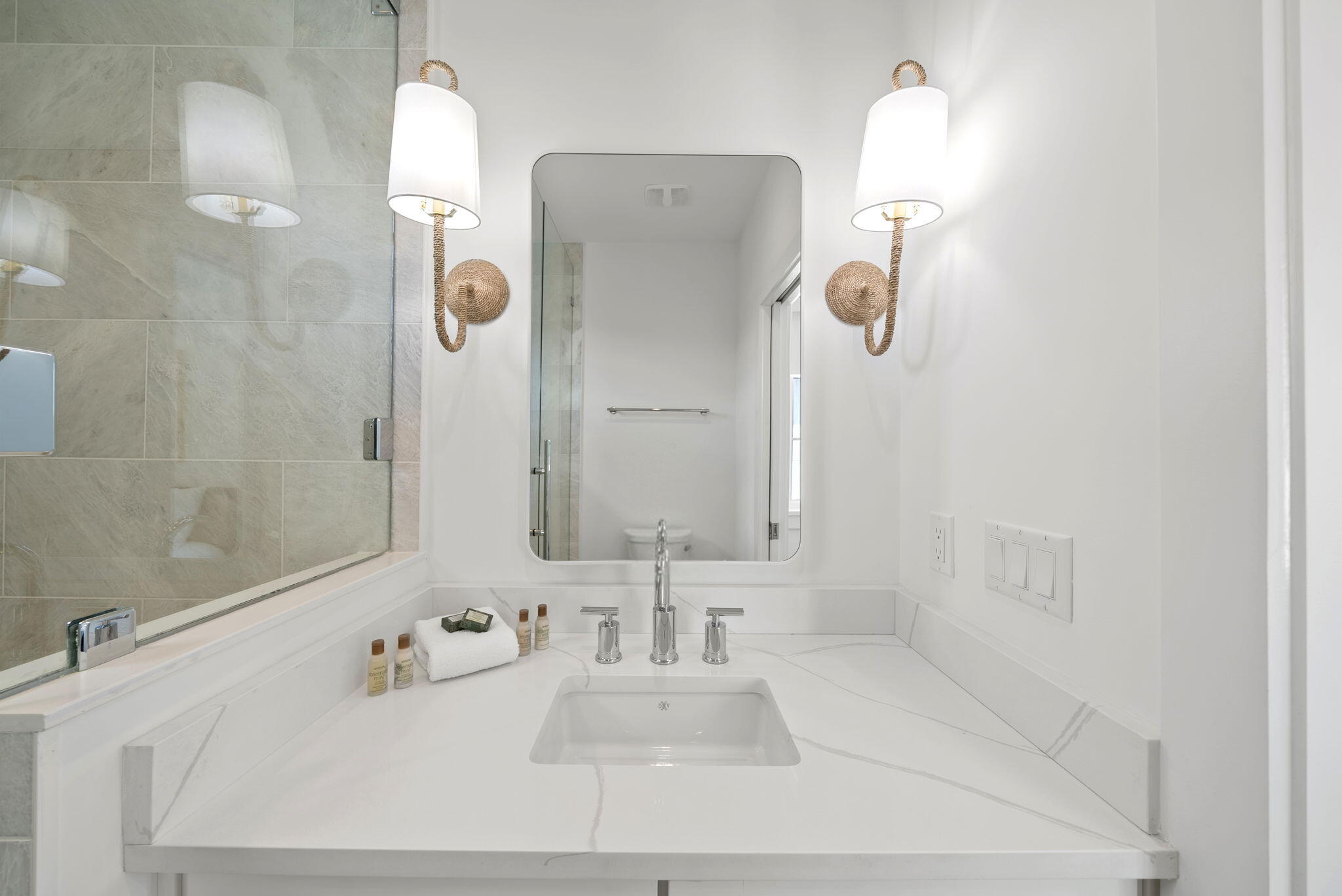 69 Trigger Trail Inlet Beach Inlet Beach, FL 32461 - Photo 35 of 50 a bathroom with a sink and a mirror