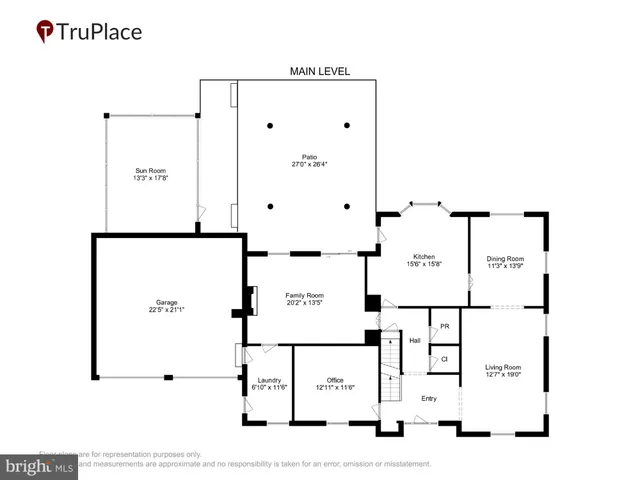 a view of a house with a big yard and large tree