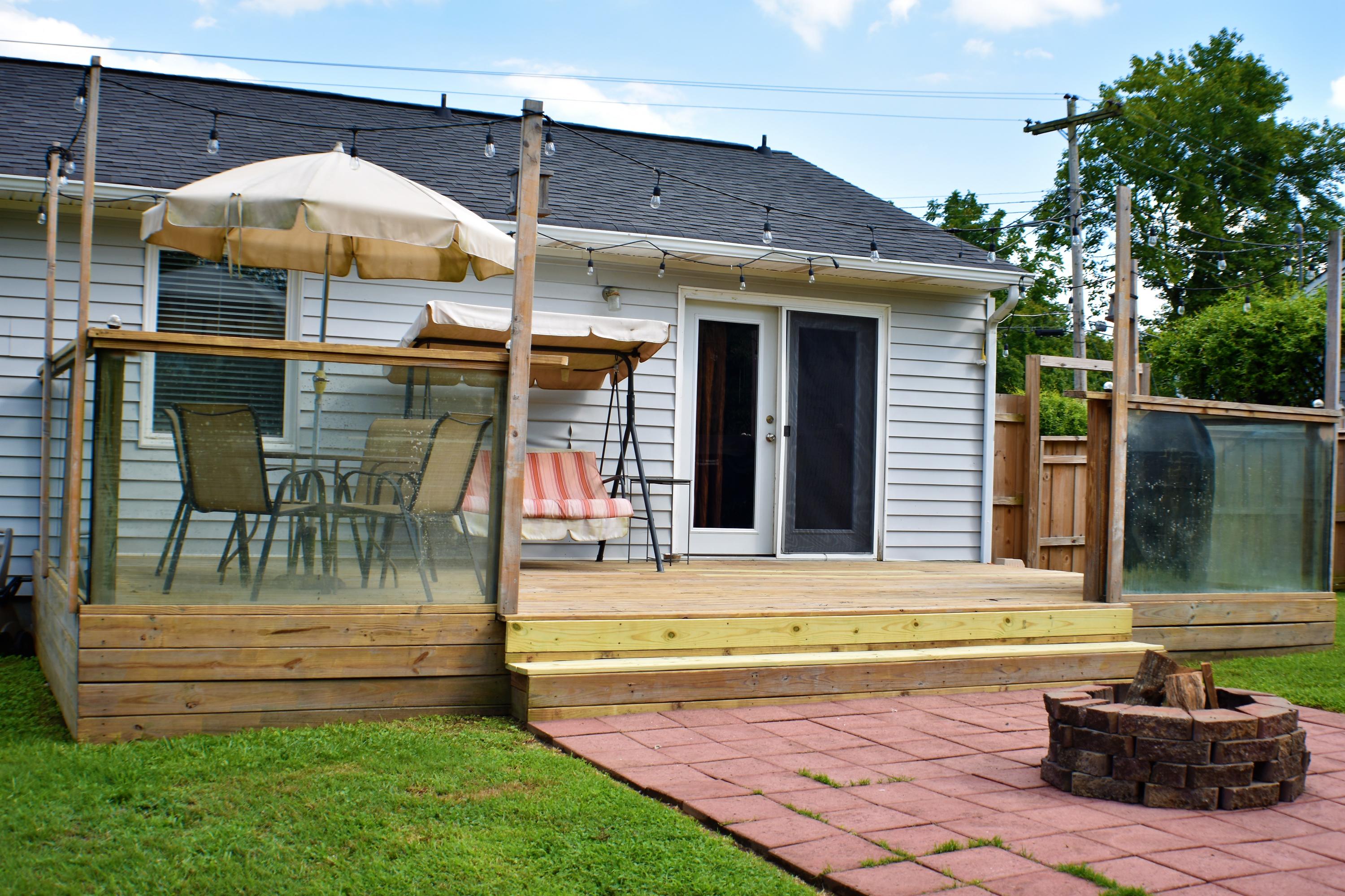 105 East Arrowwood Road Oak Ridge, TN 37830 - Photo 18 of 18 Backyard Deck and Firepit