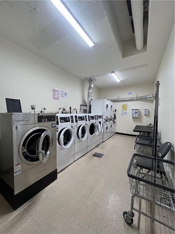 2678 Ocean Avenue, Unit L4 Brooklyn, NY 11229 - Photo 8 of 11 a utility room with dryer and washer
