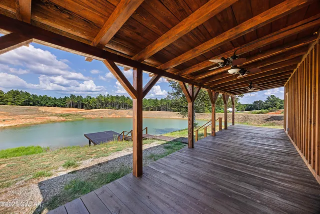 a view of a ocean from a balcony
