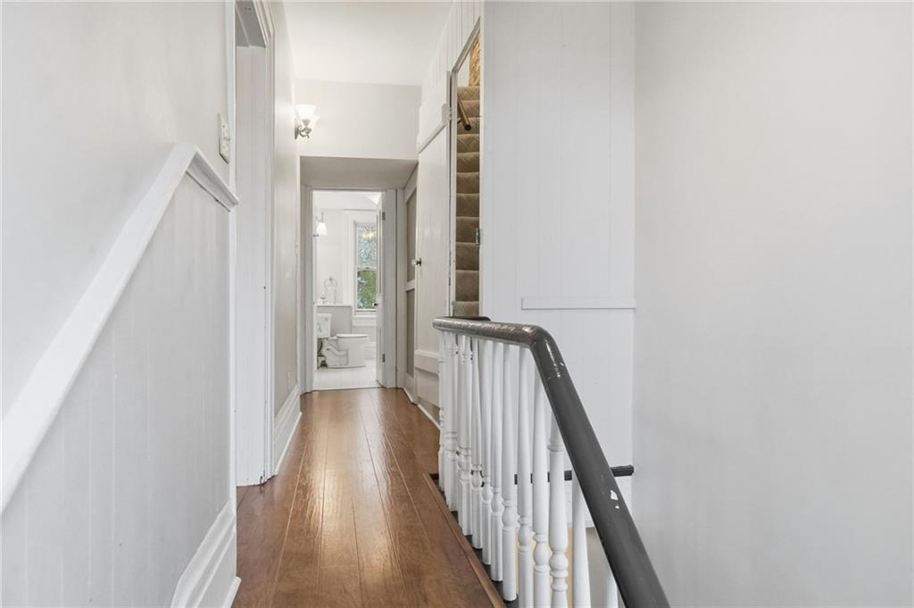 1311 Breed Street Pittsburgh, PA 15203 - Photo 20 of 44 a view of a hallway with wooden floor and entryway