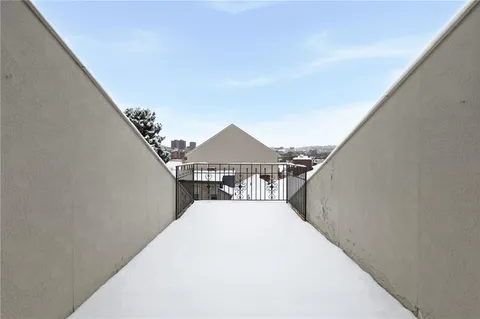 a view of a city from a terrace