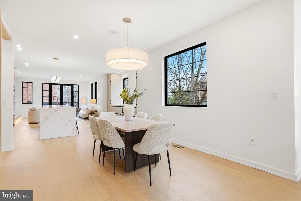 3554 T Street Northwest Washington, DC 20007 - Photo 5 of 57 a view of a dining room with furniture and window