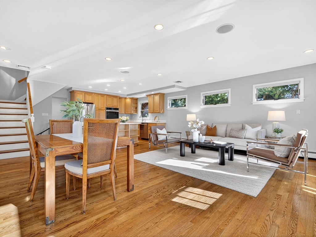 15 Crest Road Wayland, MA 01778 - Photo 7 of 36 a living room with furniture a rug and a table