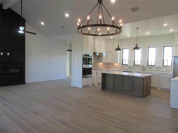 a close up view of closet