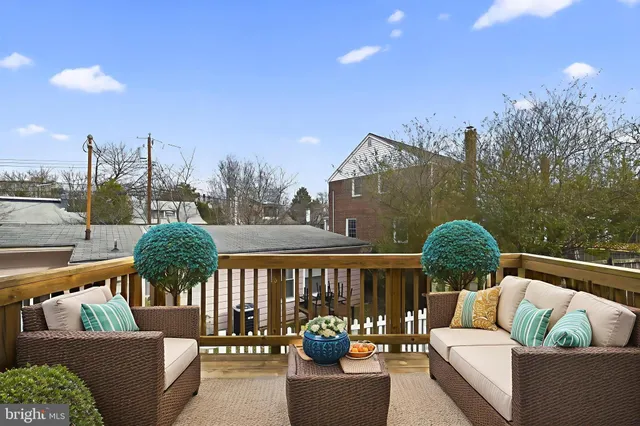 a view of a street from a balcony