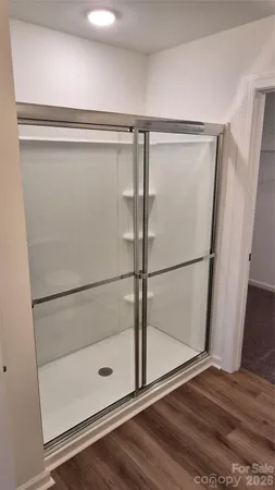 a close view of closet