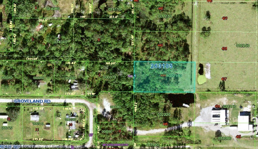 Groveland Road Fort Meade, FL 33841 - Photo 2 of 2 Compliments of Polk County Property Appraiser aerial view.