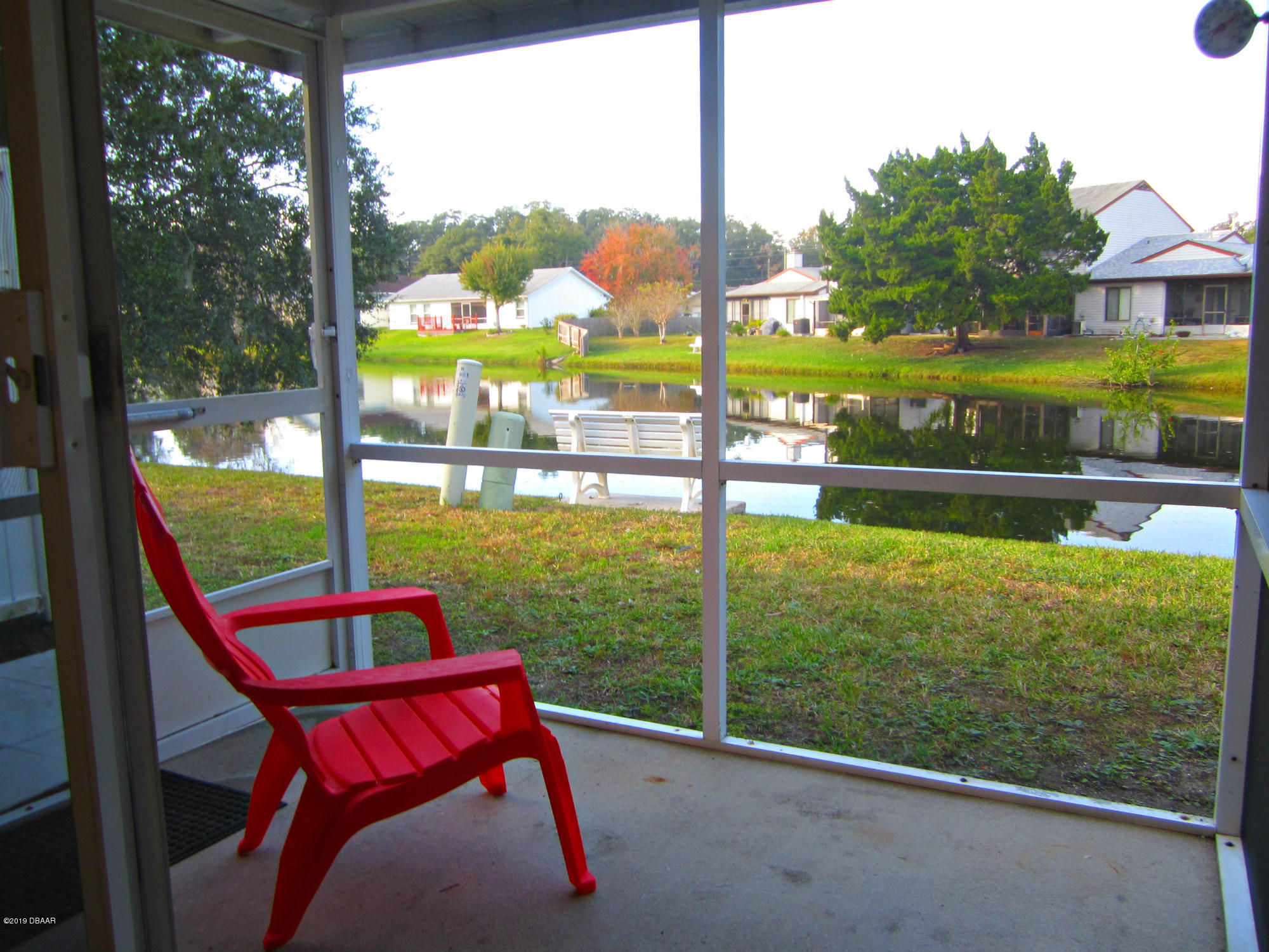 1803 Deer Springs Road Port Orange, FL 32129 - Photo 36 of 39 Screened Porch View