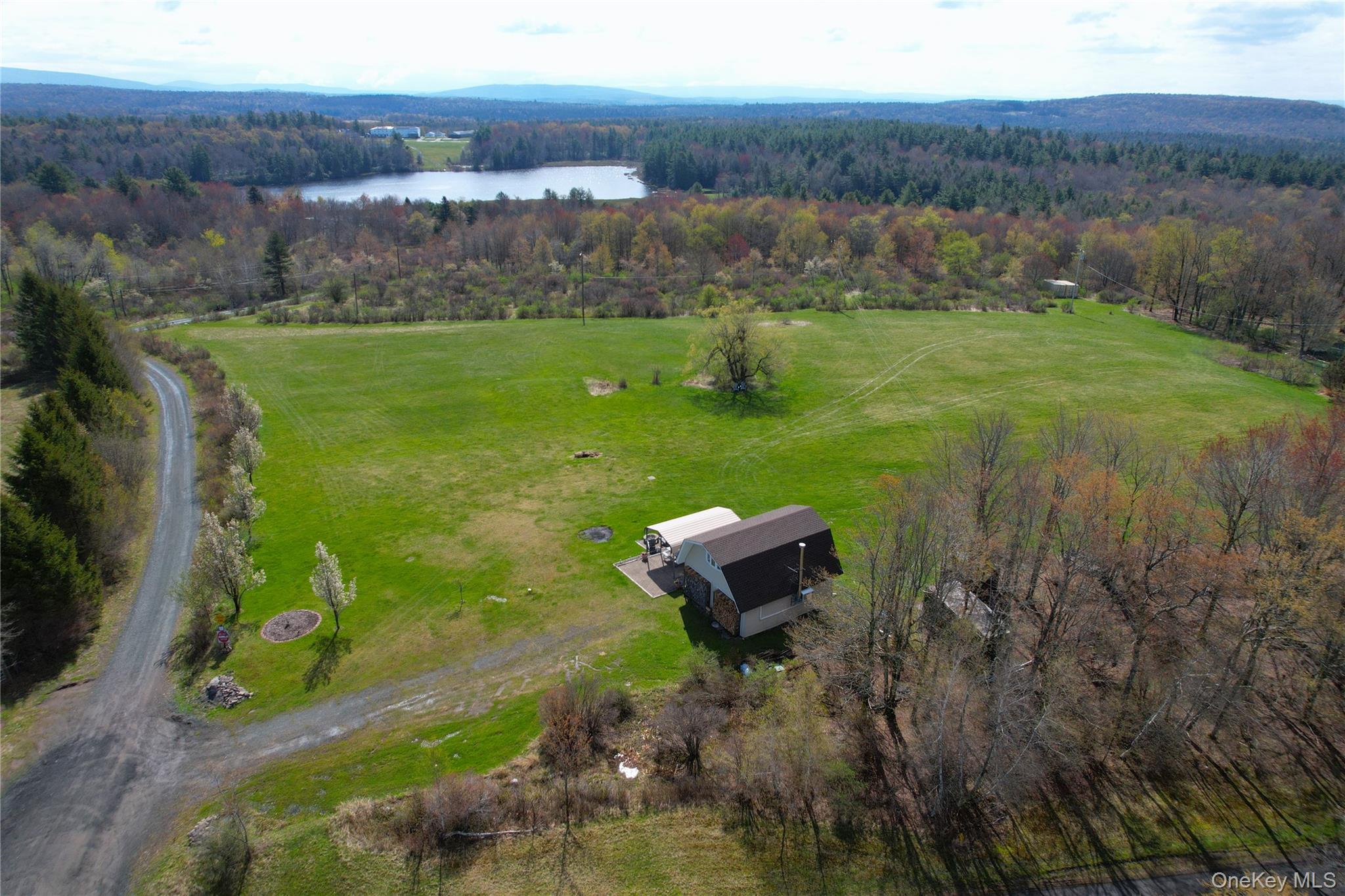 48 Mullen Road Parksville, NY 12768 - Photo 23 of 35 a view of a lake with a yard