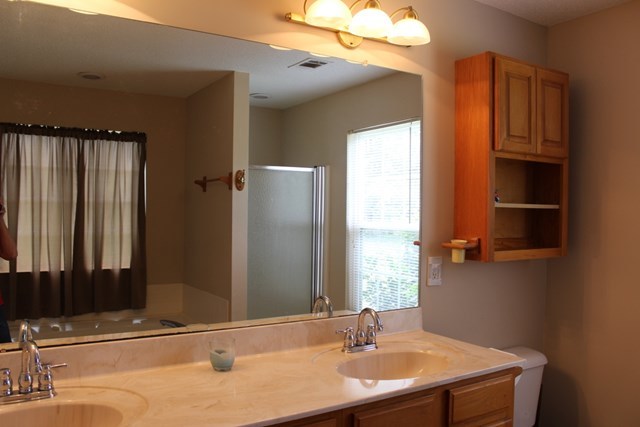 7164 Goodall Mill Road Macon, GA 31216 - Photo 11 of 12 a bathroom with a sink and a mirror