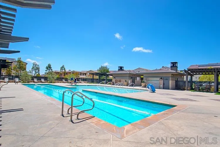 16697 Nicole Ridge Road San Diego, CA 92127 - Photo 34 of 34 a view of a patio with a table and chairs