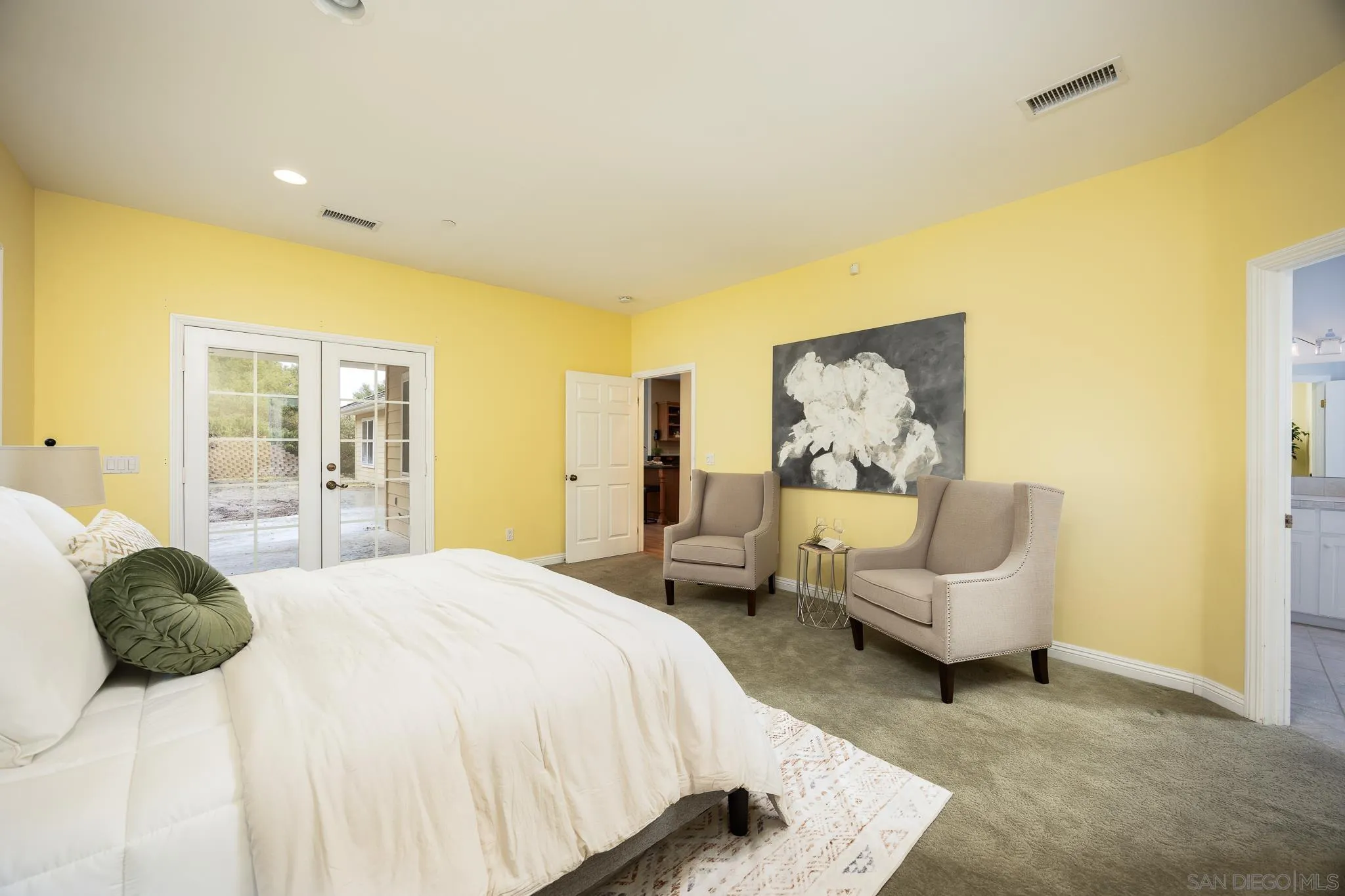 7570 Corte Madera Road Pine Valley, CA 91962 - Photo 13 of 53 a bedroom with a bed and couch