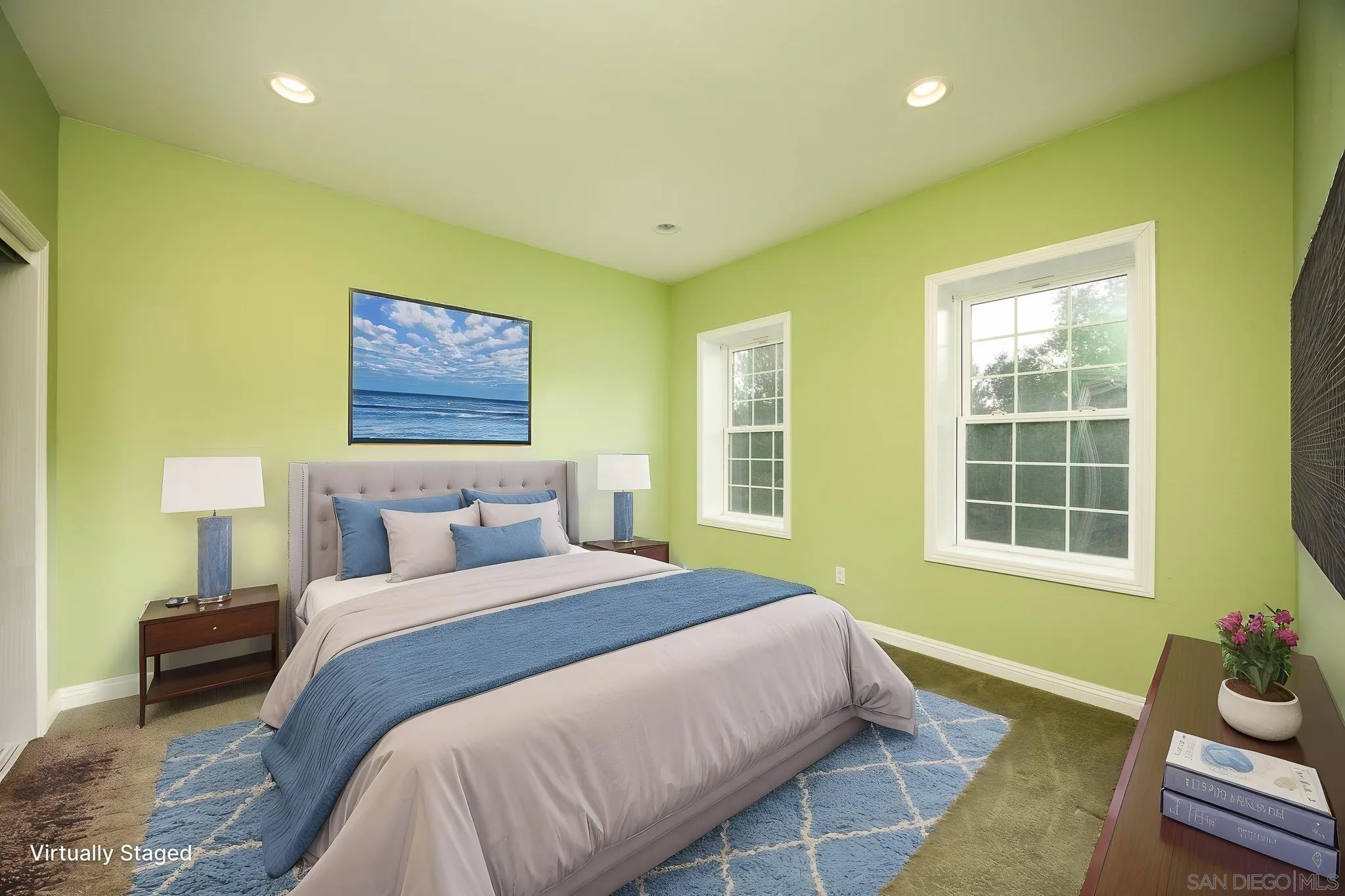 7570 Corte Madera Road Pine Valley, CA 91962 - Photo 17 of 53 a bedroom with a bed and a couch