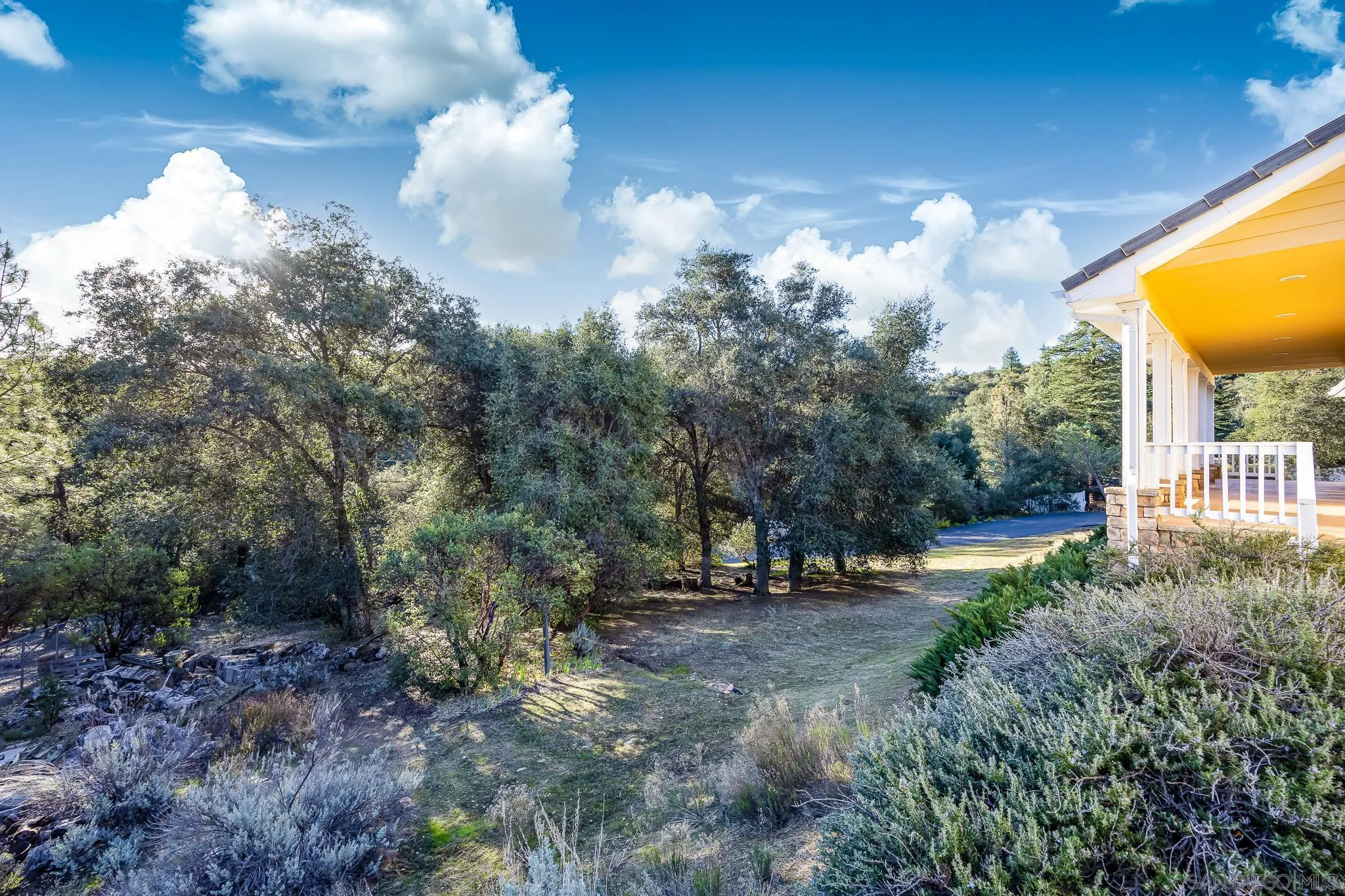 7570 Corte Madera Road Pine Valley, CA 91962 - Photo 37 of 53 a view of a yard with large trees