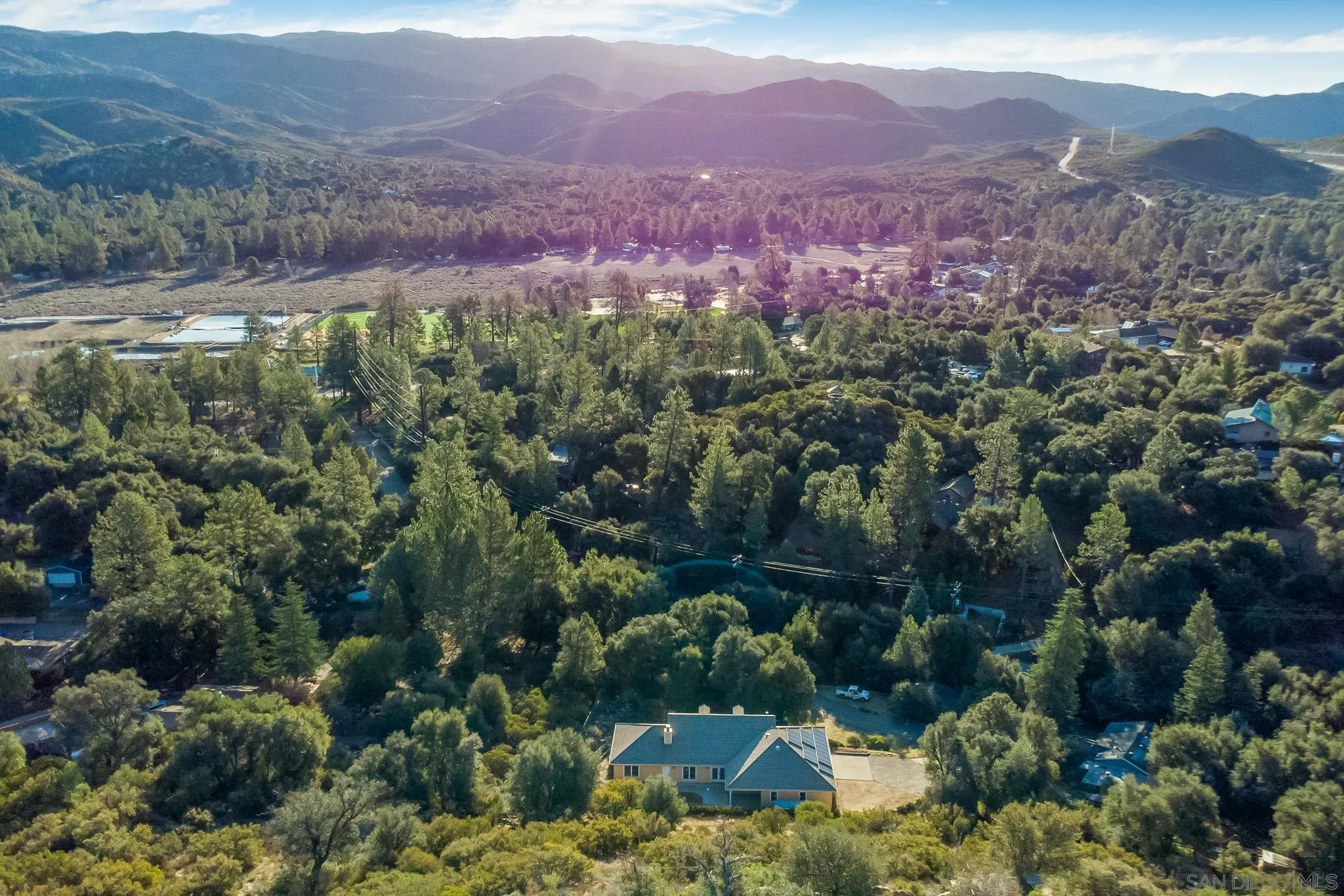7570 Corte Madera Road Pine Valley, CA 91962 - Photo 50 of 53 an aerial view of residential house and outdoor space