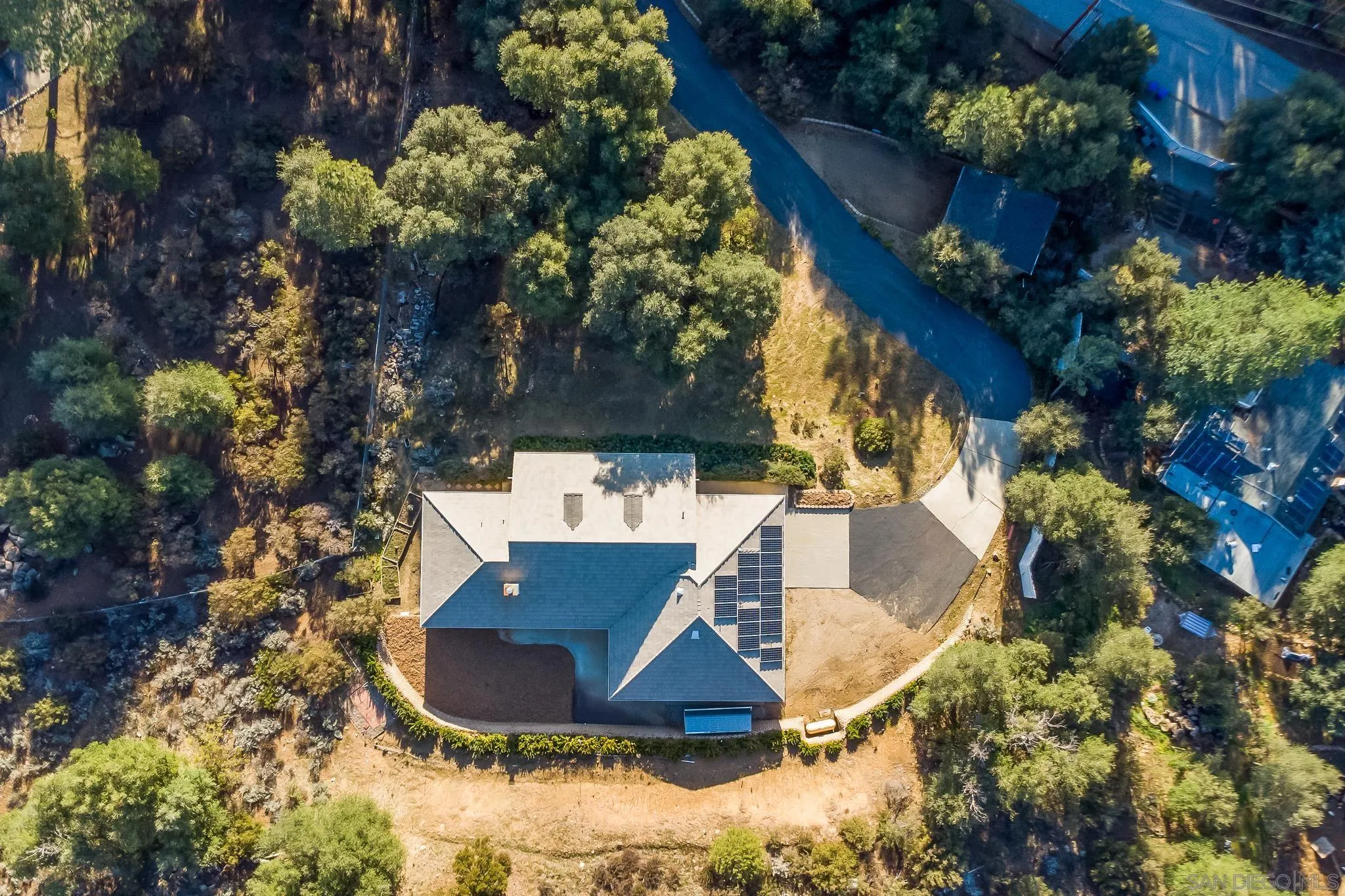 7570 Corte Madera Road Pine Valley, CA 91962 - Photo 52 of 53 a view of a house with a yard and garden