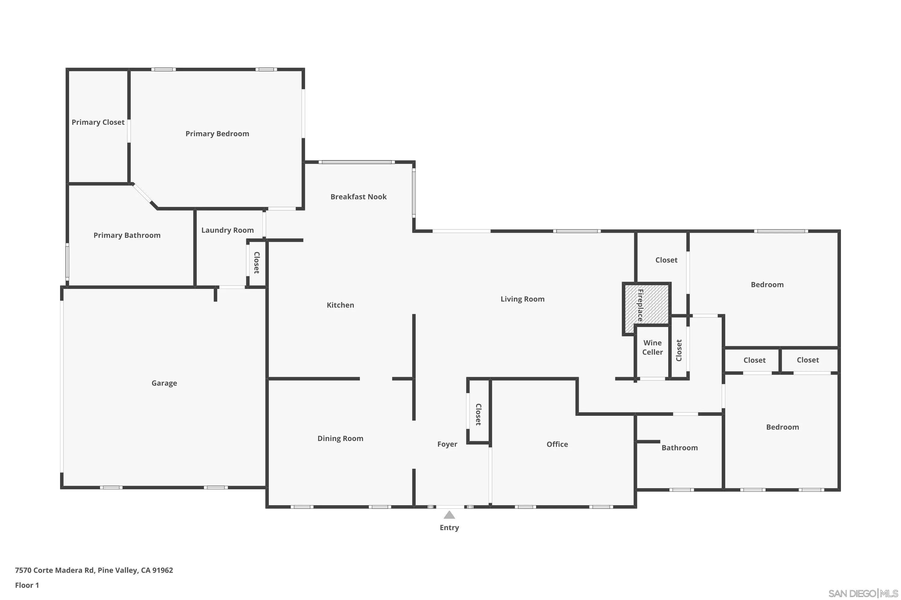 7570 Corte Madera Road Pine Valley, CA 91962 - Photo 53 of 53 a picture of floor with a projector