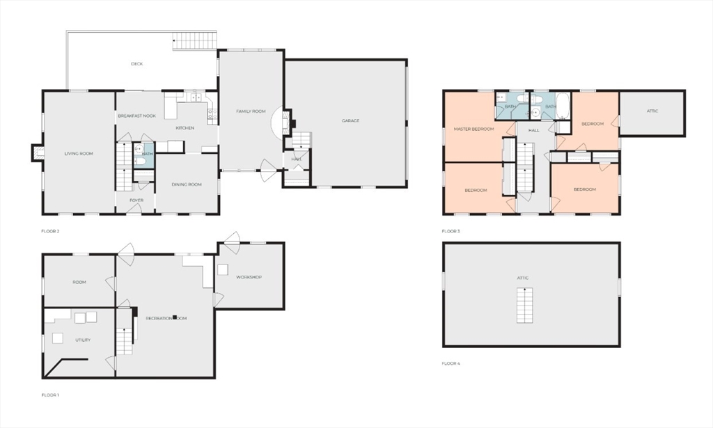77 Forest Drive Holden, MA 01520 - Photo 27 of 27 a picture of floor plan