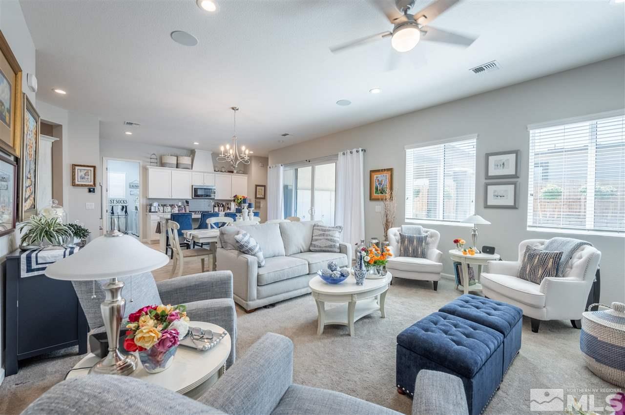 2522 Titanium Crest Drive Reno, NV 89521 - Photo 9 of 23 a living room with furniture or couch and a view of kitchen