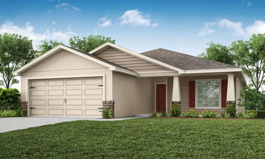 2371 Victory Ridge Drive Lakeland, FL 33810 - Photo 1 of 1 front view of a house with a yard