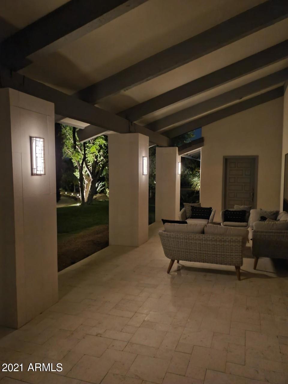 5015 East Doubletree Ranch Road Paradise Valley, AZ 85253 - Photo 17 of 74 Front Patio Night