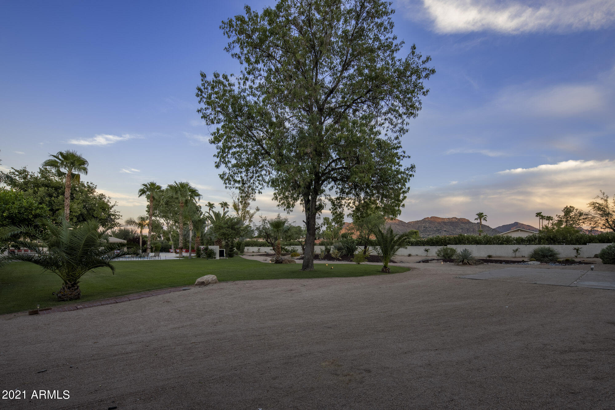 5015 East Doubletree Ranch Road Paradise Valley, AZ 85253 - Photo 62 of 74 Twilight Landscape