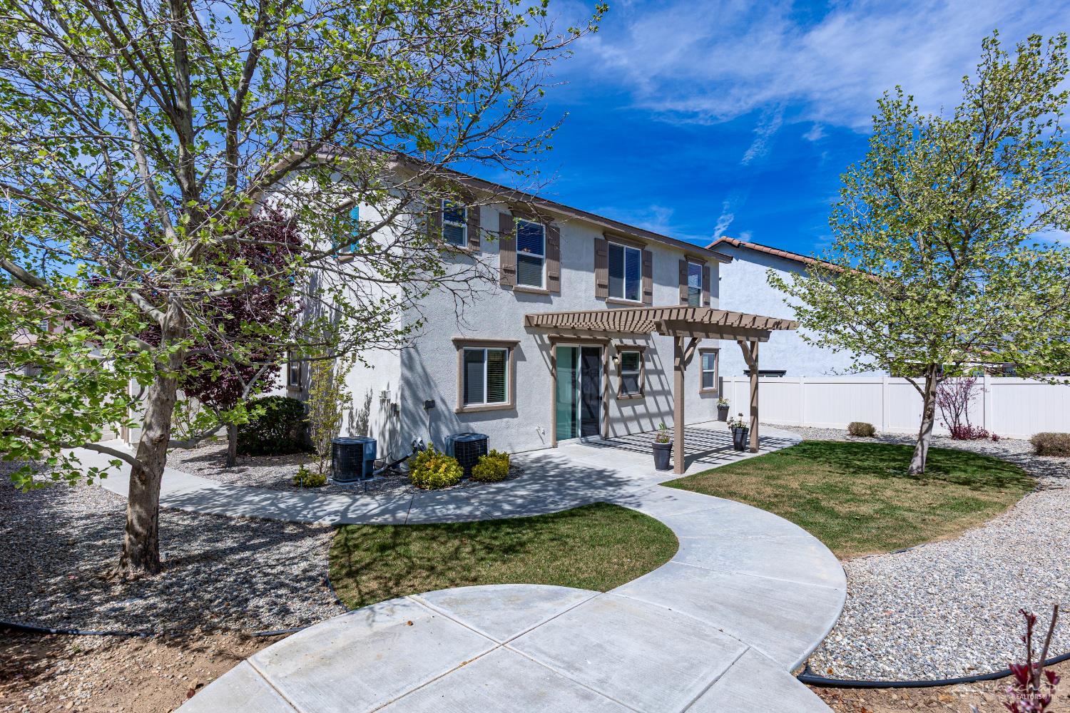 1438 Wild Olive Road Tehachapi, CA 93561 - Photo 44 of 55 Backyard has lots of extra concrete for entertaining...