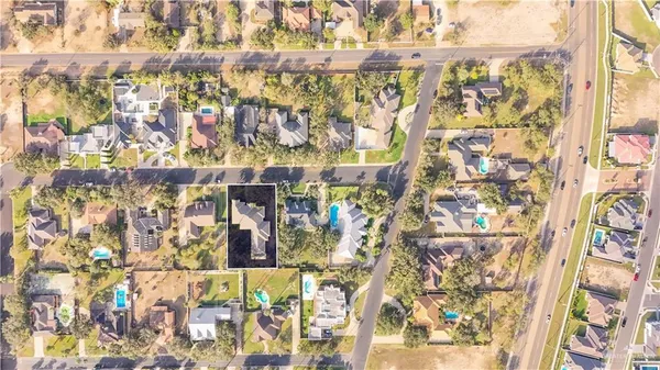 a view of a painting on the wall