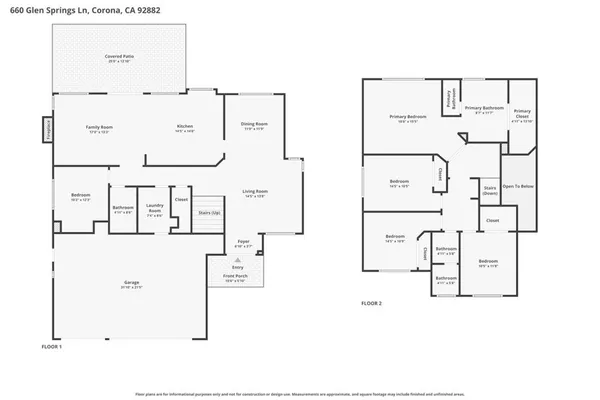 $929,900 | 660 Glen Springs Lane, Corona, CA 92882