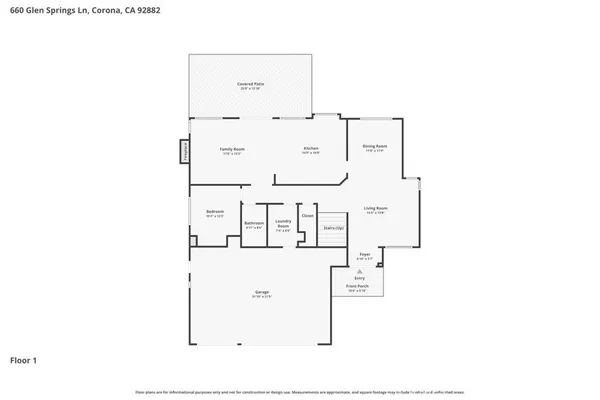 $929,900 | 660 Glen Springs Lane, Corona, CA 92882